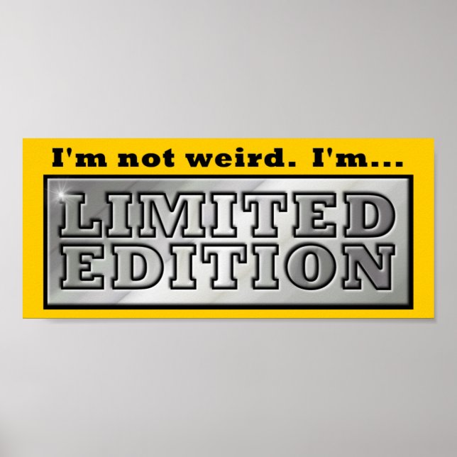 Limited Edition Poster (Vorne)