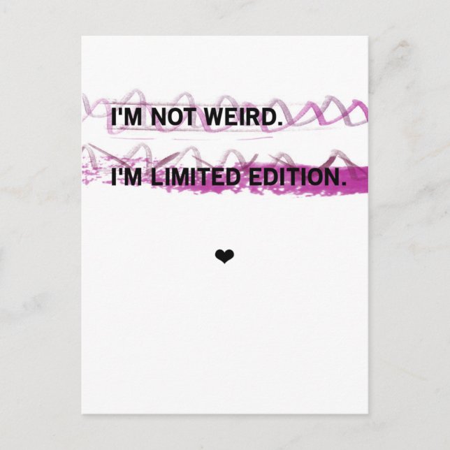 Limited Edition Postkarte (Vorderseite)