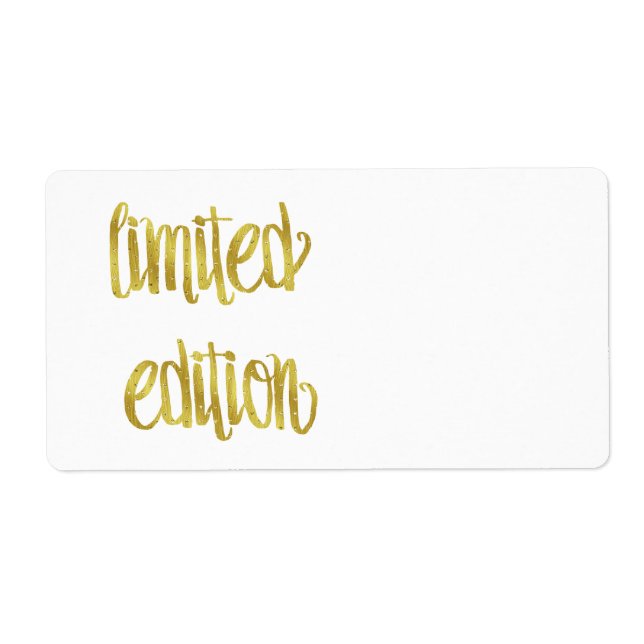 Limited Edition Quote Imitats Gold Forecittes Spaß (Vorne)