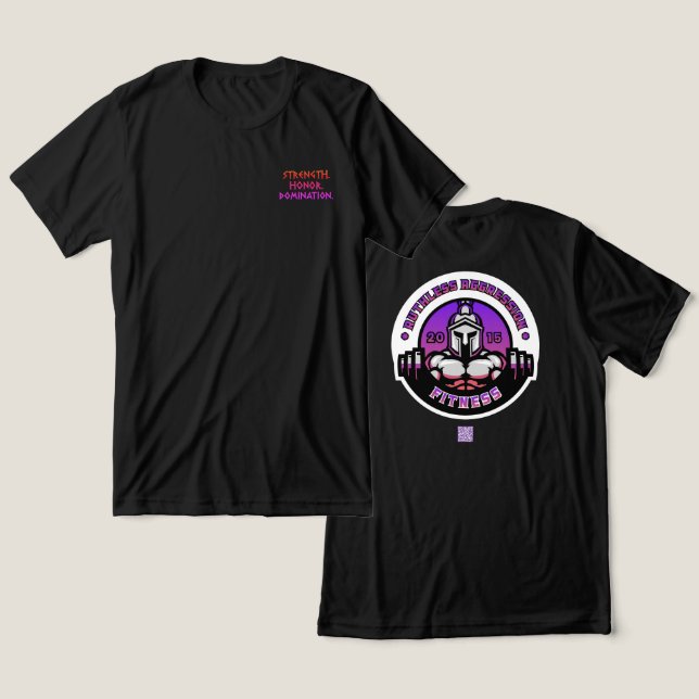 Limited Edition RA Fitness Men Miami Vice T-Shirt Tri-Blend Shirt (Design vorne & hinten)