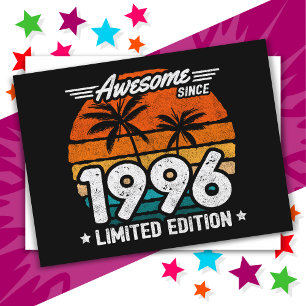 Limited Edition Retro Awesome seit 1996 Geboren 19 Postkarte