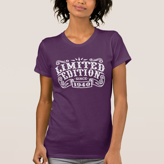 Limited Edition seit 1940 T-Shirt (Vorderseite)