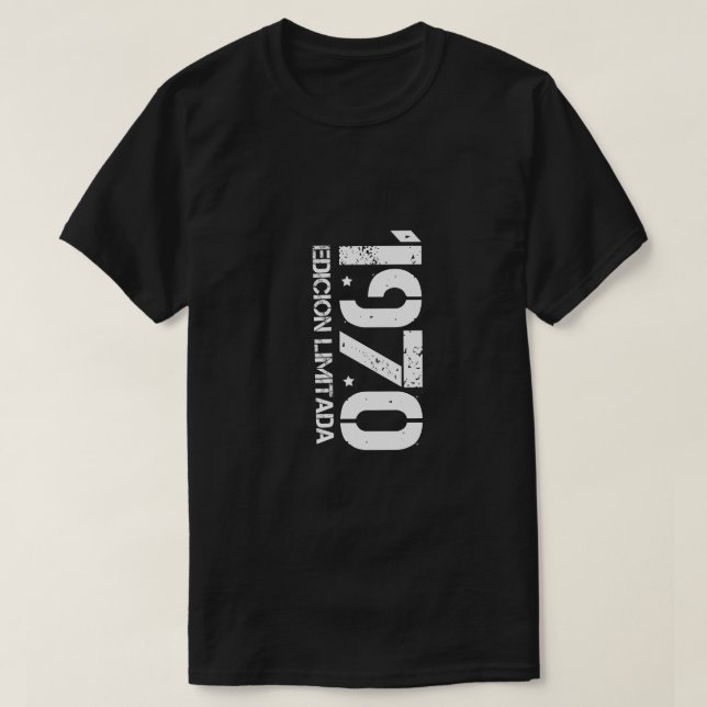 Limited Edition und 1970 T - Shirt (Design vorne)