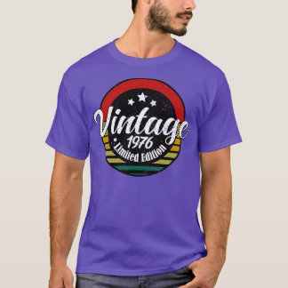 Limited Edition Vintag 1976 Geburtstag 47. Geburts T-Shirt