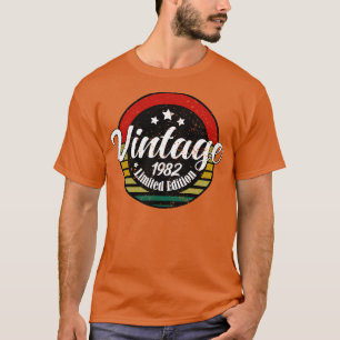 Limited Edition Vintag 1982 Geburtstag 41. Geburts T-Shirt