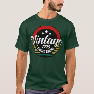 Limited Edition Vintag 1995 Geburtstag 28. Geburts T-Shirt