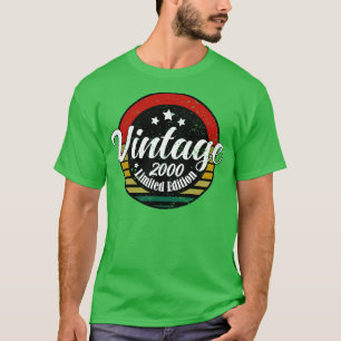 Limited Edition Vintag 2000 Geburtstag 23. Geburts T-Shirt