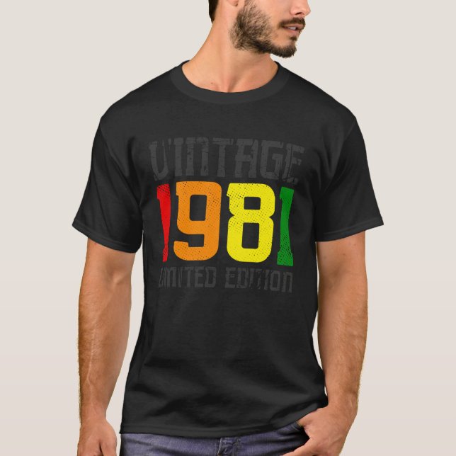 Limited Edition - Vintage 1981 T-Shirt (Vorderseite)