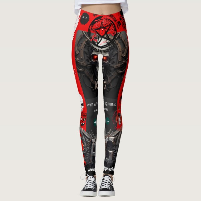 Limited Series Suno.com ADGMUSIC Yoga Leggings (Vorderseite)
