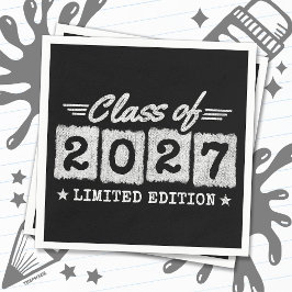 Limitierte Auflage Abschlussjahrgang 2027 Serviette