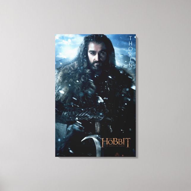 Limitierte Auflage: THORIN OAKENSHIELD™ Leinwanddruck (Vorderseite)