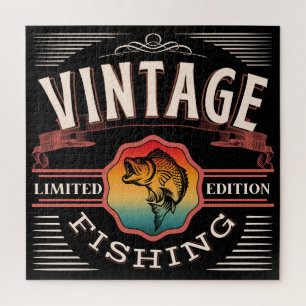 LIMITIERTE AUFLAGE VINTAGE ANGELN  PUZZLE
