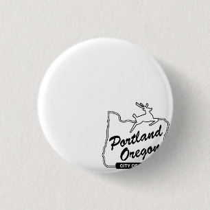 Limitierte Edition - 2026 City of Roses Button-Pin Button