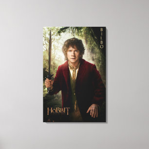 Limitierte Edition Artwork: BILBO BAGGINS™ Leinwanddruck