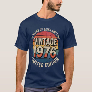 Limitierte Edition Geburtsjahr 1976 T-Shirt