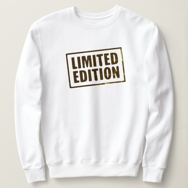 Limitierte Edition Sweatshirt (Design vorne)