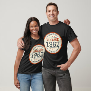 Limitierte Edition Vintage 1962 Alle Originalteile T-Shirt