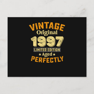 Limitierte Vintag Original 1997 Aged Edition Perfe Postkarte