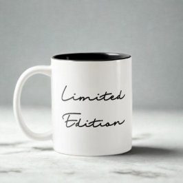 limitiertes Edition-Angebot Zweifarbige Tasse