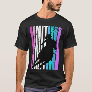 Limitless Cowgirl Girls Rodeo Western Motivierend T-Shirt