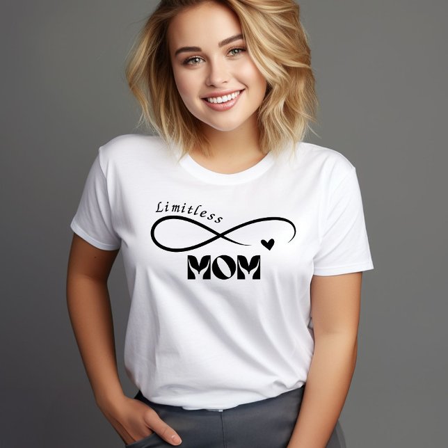Limitlose Mama Moderner T - Shirt für die Muttersp (Von Creator hochgeladen)