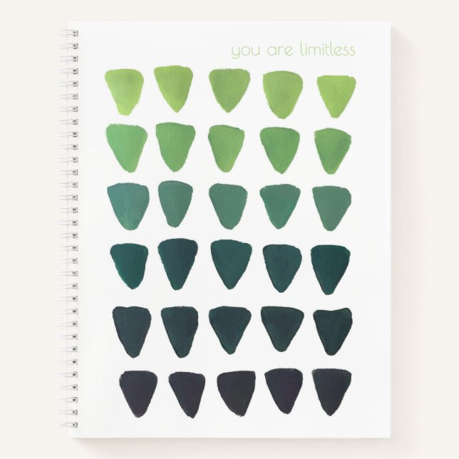 Limitlose Möglichkeiten SpiralNotebook Notizbuch (Vorderseite)