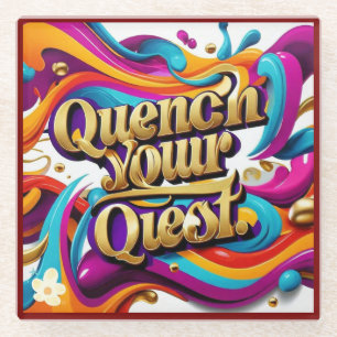 "Limitloses Wachstum" Glasuntersetzer