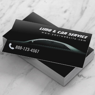 Limo & Taxi Service Elegante Visitenkarte