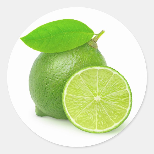 Limon ausschneiden runder aufkleber (Vorderseite)