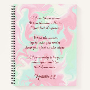 Limon Blend Marble Journal. Das Leben ist wie eine Notizbuch