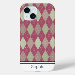 Limon & Deep Rose Raute Custom Samsung Case-Mate iPhone Hülle