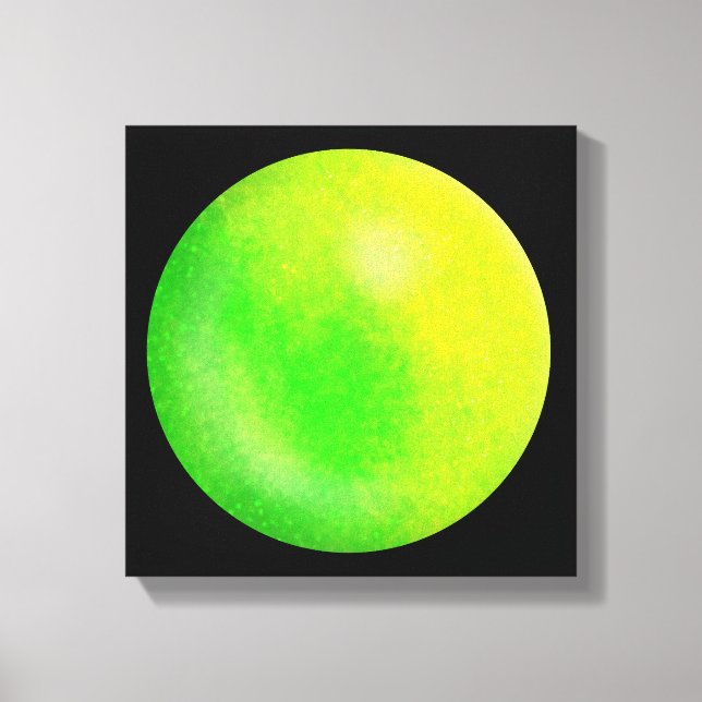 Limon Galaxy Orb - Limon und neon grüne Leinwand (Vorderseite)
