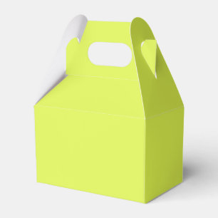 Limon-gelb-grün mit fester Farbtaste Geschenkschachtel