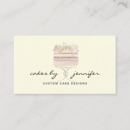 Limon Gelbe Zuhause Hochzeitstorte Großbäckerei Visitenkarte