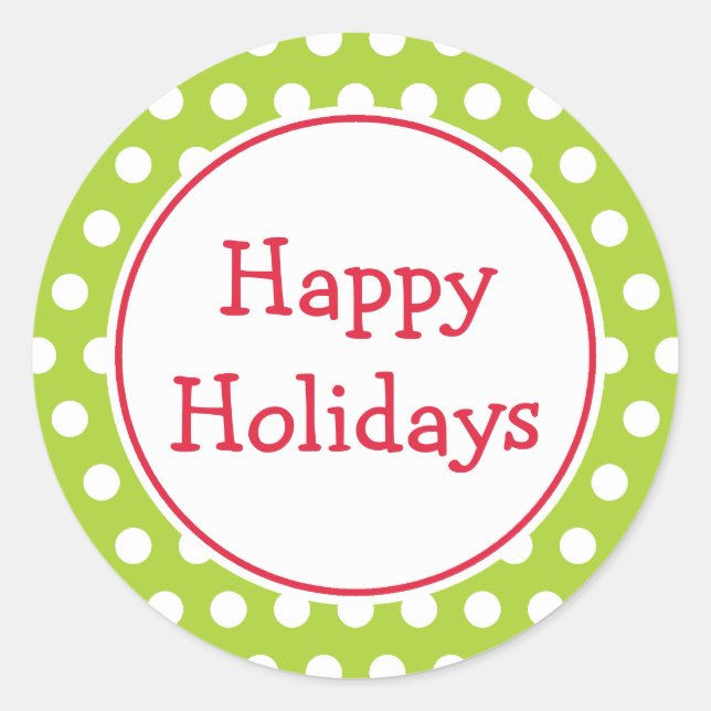 Limon Happy Holidays Stickers (Vorderseite)