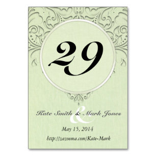 Limon HeartyChic Tischnummer