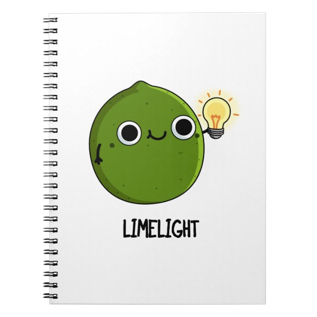 Limon-light Funny Fruit Limon Pun Notizblock (Vorderseite)