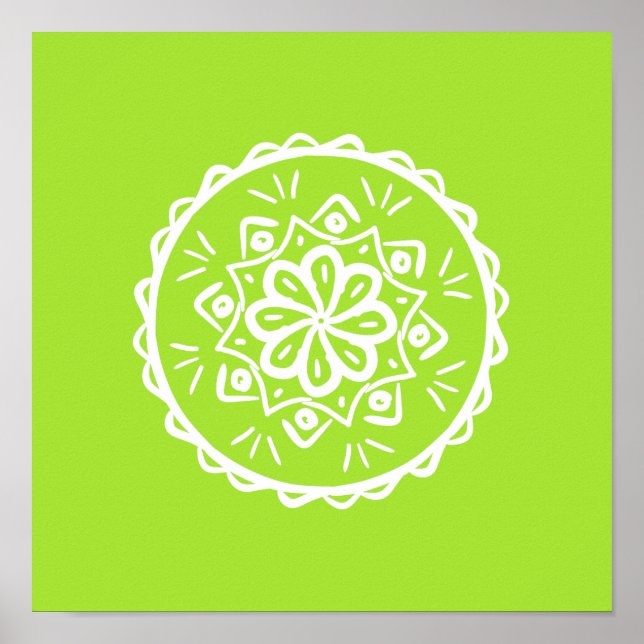 Limon Mandala Poster (Vorne)