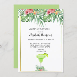 Limon Margarita Bridal Cocktail Dusche Einladung