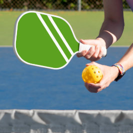 Limon rosa, leuchtend weiß gestrichene Streifen Pickleball Schläger
