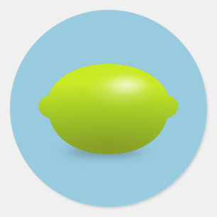 Limon Runder Aufkleber