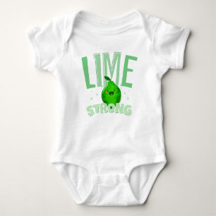 Limon Strong - Punny Garden Baby Strampler