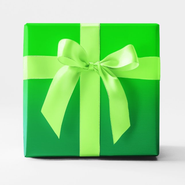 Limon und Kelly Green Ombre Geschenkpapier (Lime and Kelly Green Ombre Wrapping Paper)