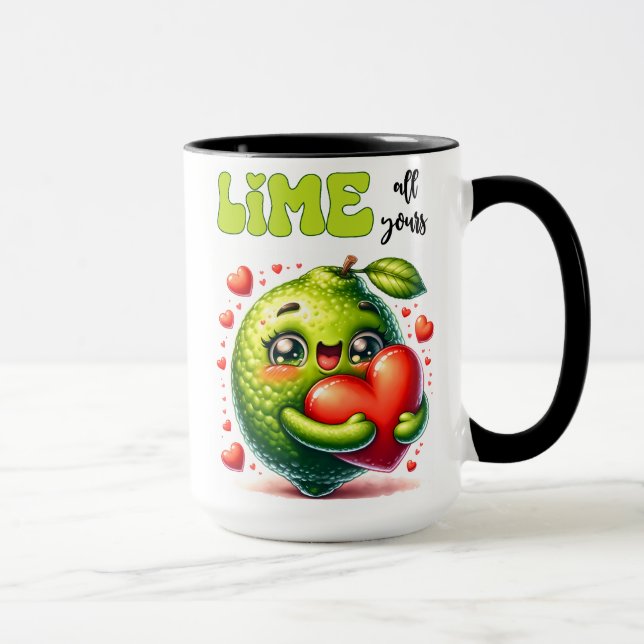 LIMON VON IHREM NIEDLICHEN FUNNY COUPLE TASSE (Rechts)
