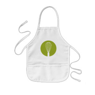 Limon wischen Sie Silhouette-Küchen-Schürze Kinderschürze