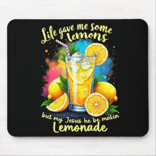 Limonade Bibel Leben Gab Mir Einige Zitronen Jesus Mousepad