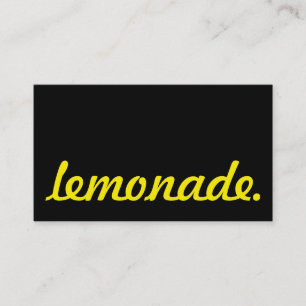 Limonade. LoyalitätsLochkarte Treuekarte