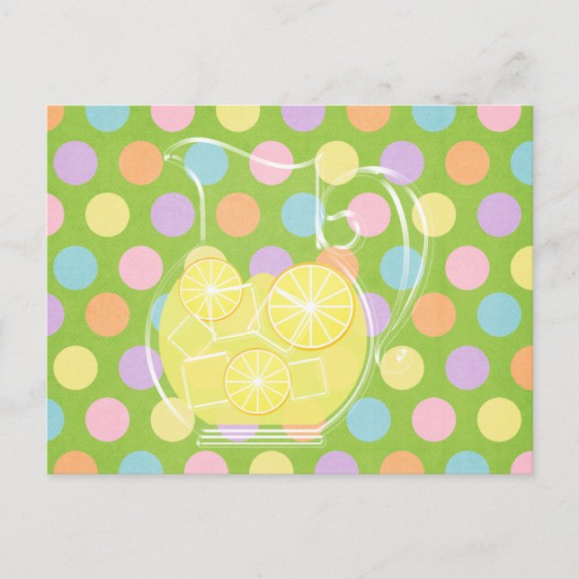 Limonade Postkarte (Vorderseite)