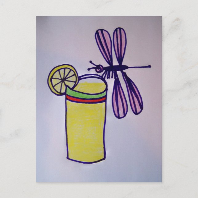 Limonade Postkarte (Vorderseite)
