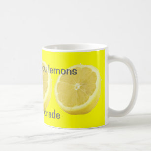 Limonade - wenn das Leben Ihnen Zitronen Rat gibt Tasse
